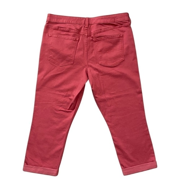 Arizona JEANS Victorian Red Cropped Jeggings Women’s Junior Size 13. Style#93677 - Picture 4 of 16